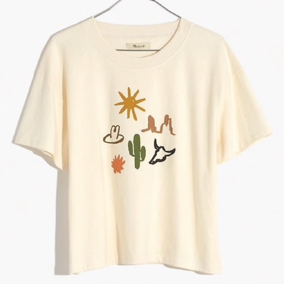 Madewell In the Desert Graphic Easy Crop Tee - Picture 4 of 5